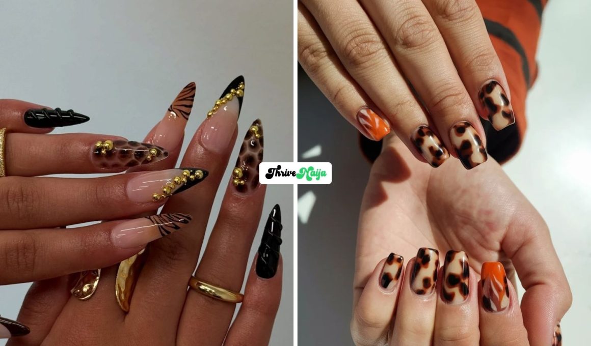 Gorgeous Fall Tortoise Shell Nails You’ll Want Right Away