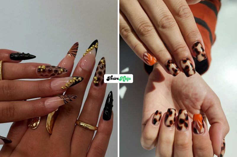 Gorgeous Fall Tortoise Shell Nails You’ll Want Right Away