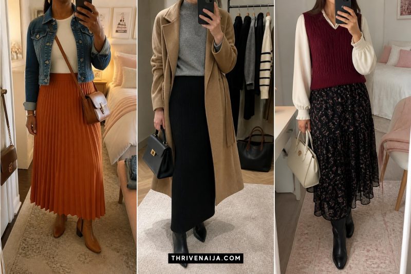 Gorgeous Long Skirt Outfits to Wear All Fall