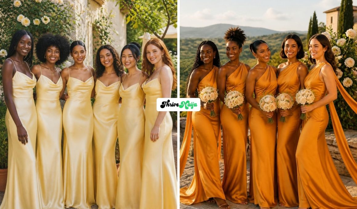Gorgeous Yellow Bridesmaid Dresses That Stand Out