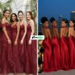 Jaw-Dropping Red Bridesmaid Dresses to Steal Now