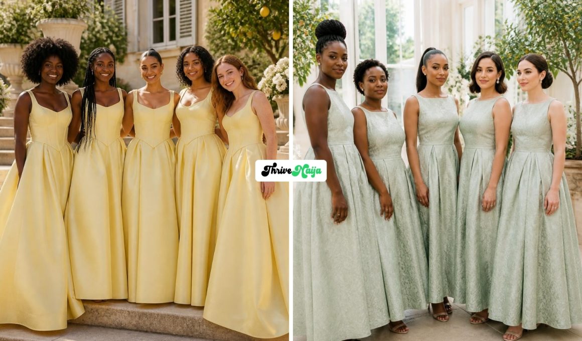 Latest Pastel Bridesmaid Dresses That Look Beautiful