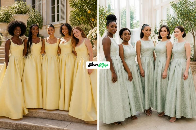 Latest Pastel Bridesmaid Dresses That Look Beautiful