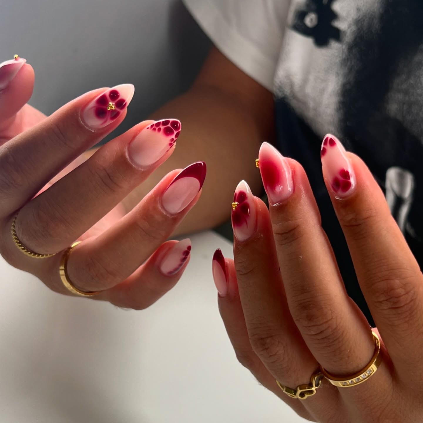 Maple Cherry Fall Nails