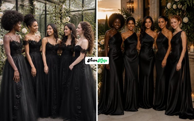 Most Beautiful Black Bridesmaid Dresses You’ll Love
