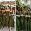 Most Beautiful Dark Green Bridesmaid Dresses That Look Good