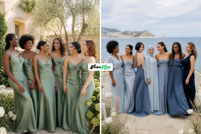 Most Beautiful Mismatched Bridesmaid Dresses to Copy
