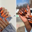 Orange Fall Nails That Scream Autumn