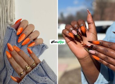 Orange Fall Nails That Scream Autumn