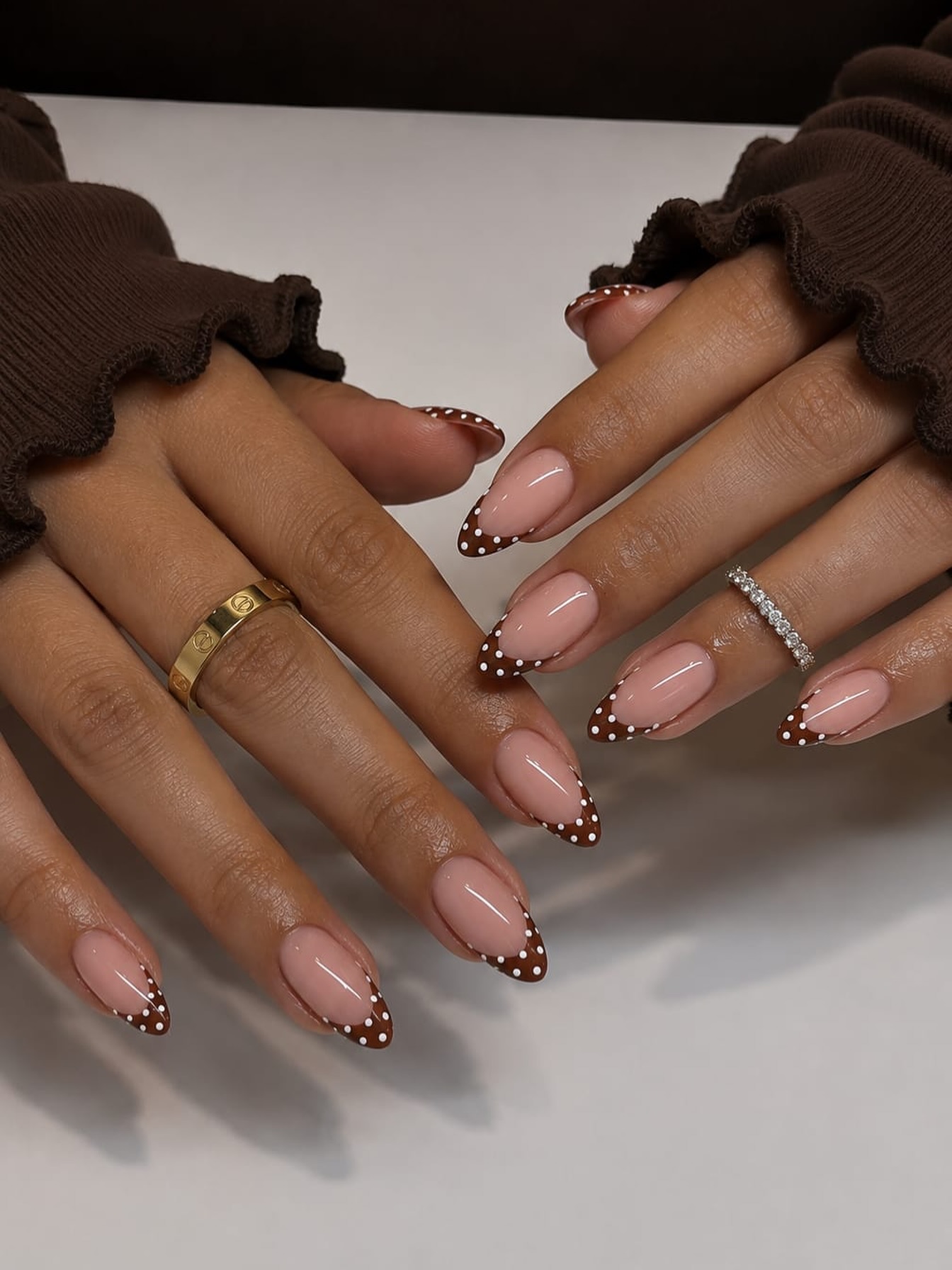 Polka Dot French Tips
