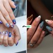 Pretty Blue Fall Nails for a Cool Seasonal Twist