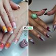 Pretty Fall Dip Nails