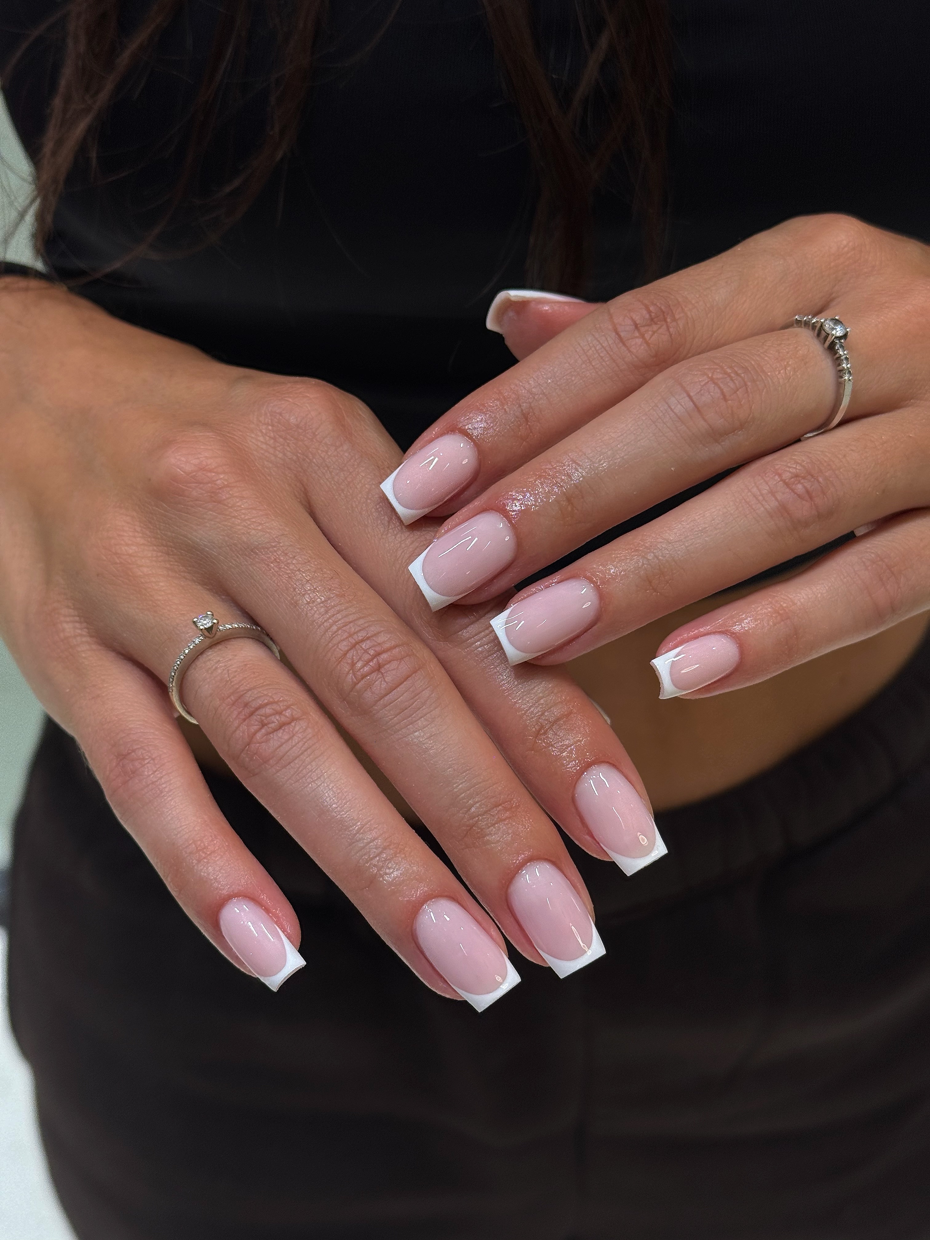 Soft Pink French Tips
