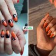 Stunning Burnt Orange Fall Nails