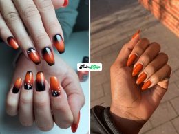 Stunning Burnt Orange Fall Nails
