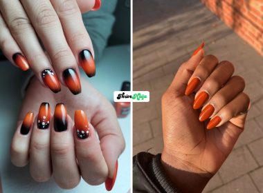 Stunning Burnt Orange Fall Nails