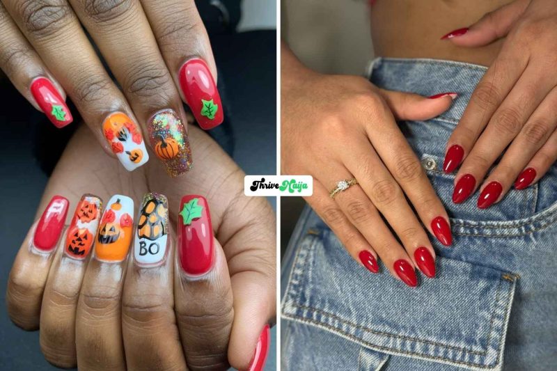 Stunning Red Fall Nails