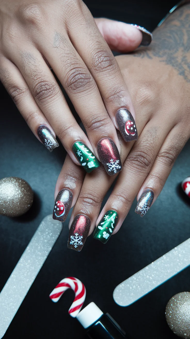 4-christmas-cat-eye-nail-ideas-with-magnetic-sparkle