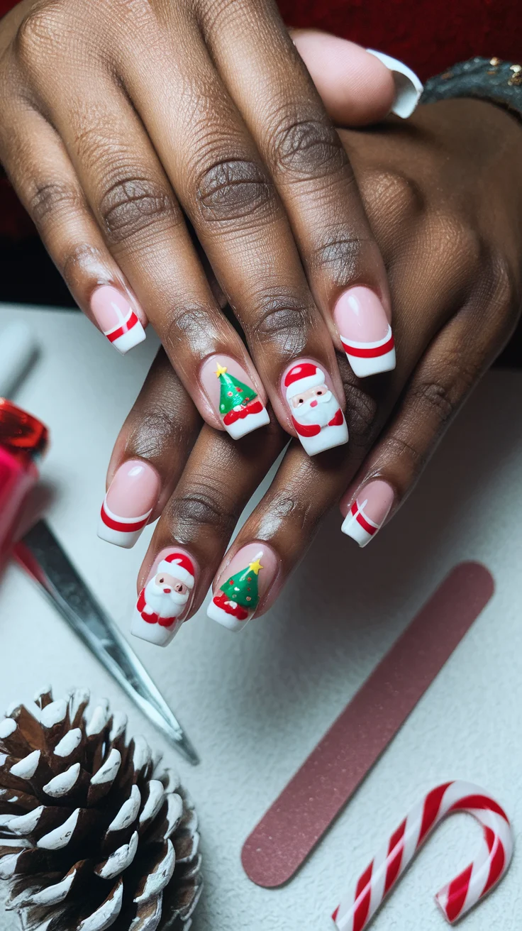 5-christmas-french-tip-nail-ideas-with-a-festive-twist
