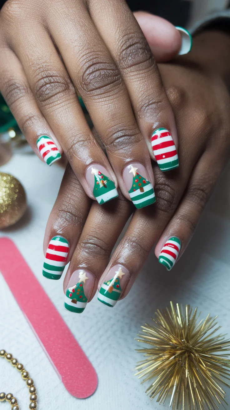 6-christmas-tree-nail-ideas-for-a-playful-holiday-manicure