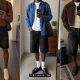 Black Jorts Outfits for Men