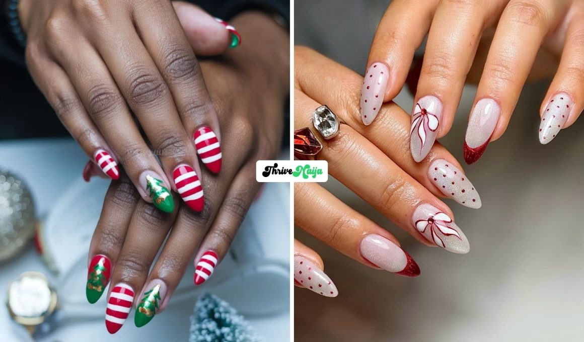 Christmas Almond Nail Ideas You’ll Want