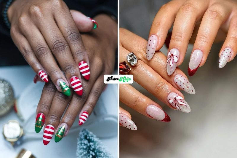 Christmas Almond Nail Ideas You’ll Want