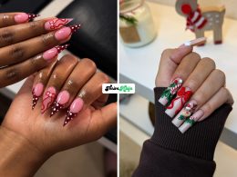 Christmas Bow Nail Ideas
