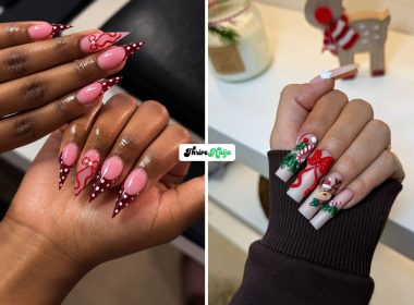 Christmas Bow Nail Ideas