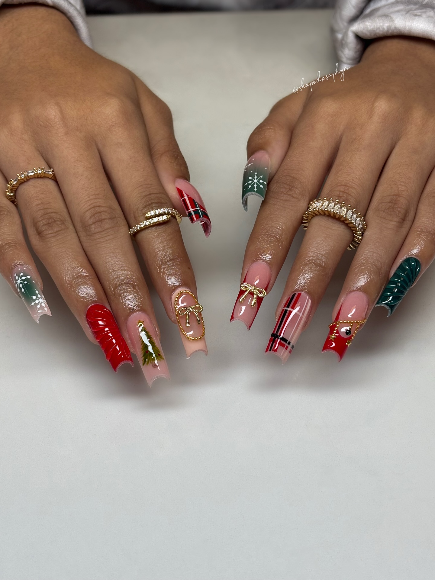 Christmas Jolly Festive Nail Mix