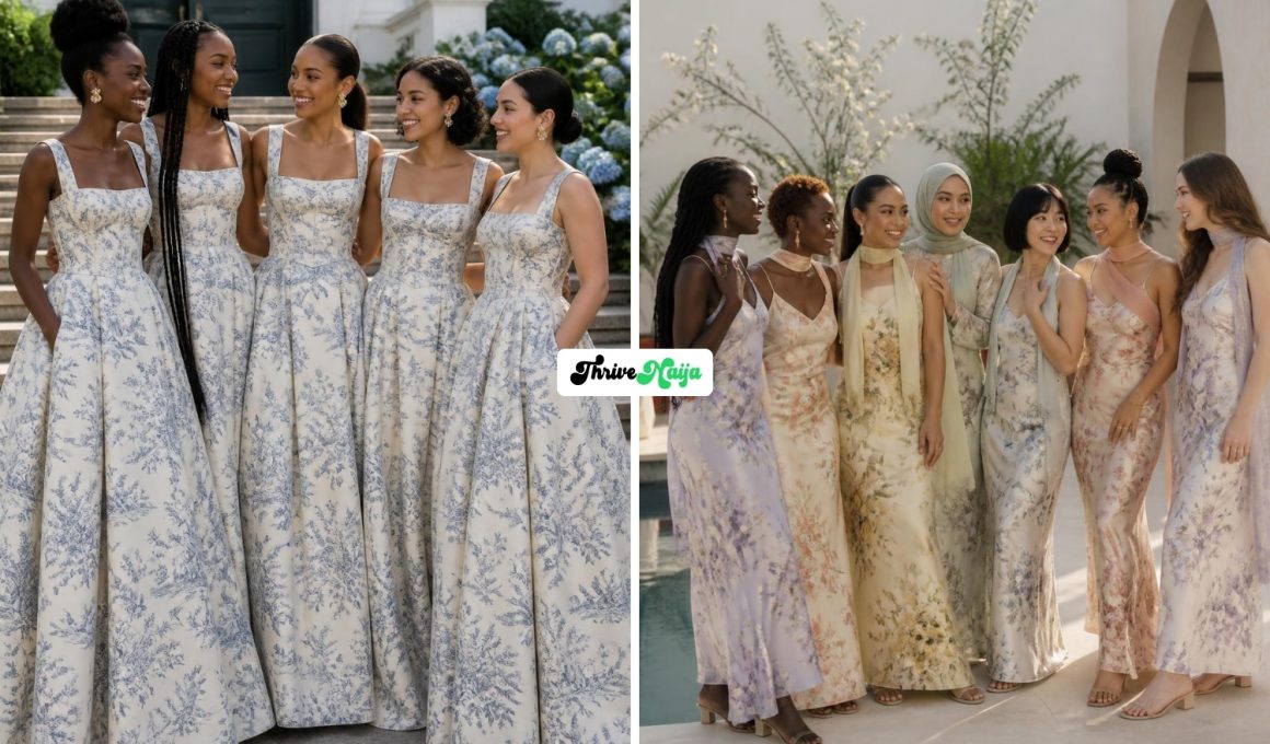 Classy Floral Bridesmaid Dresses That Steal the Show