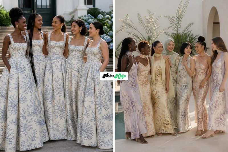 Classy Floral Bridesmaid Dresses That Steal the Show