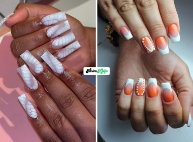 Classy White Fall Nails