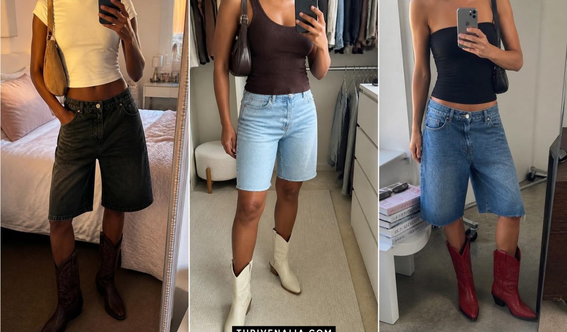 Cool Jorts With Boots Outfits That Make a Statement