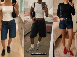 Cute Jorts and Sneakers Outfits