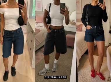 Cute Jorts and Sneakers Outfits