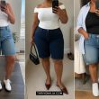 Cute Plus Size Jorts Outfits That Feel Confident and Stylish