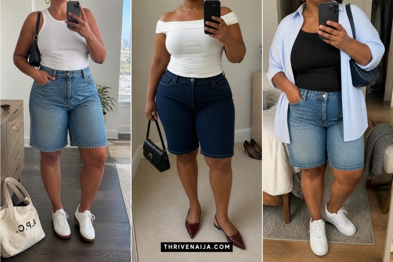 Cute Plus Size Jorts Outfits That Feel Confident and Stylish
