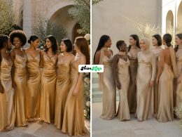 Elegant Gold Bridesmaid Dresses to Copy for Your Big Day