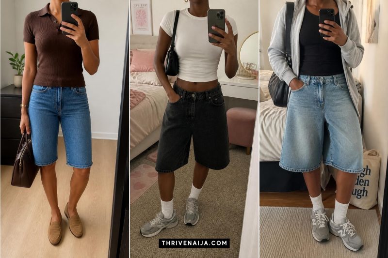 Fall Jorts Outfits That Make Transitional Dressing Easy