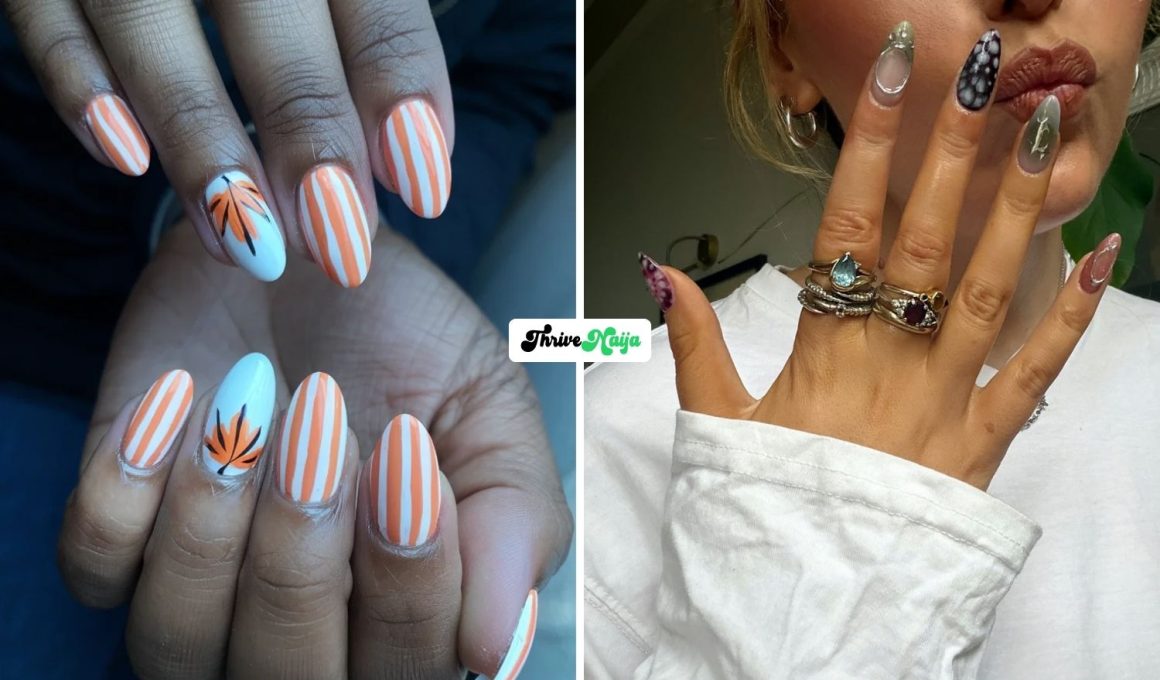 Fall Oval Nails That Always Look Flattering