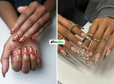 Fierce Fall Cheetah Nails