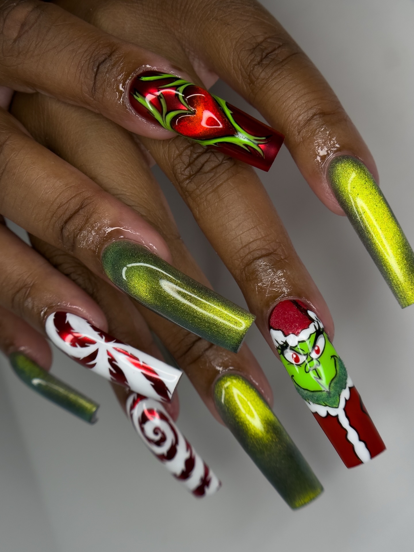 Fire Red with Bearded Grinch
