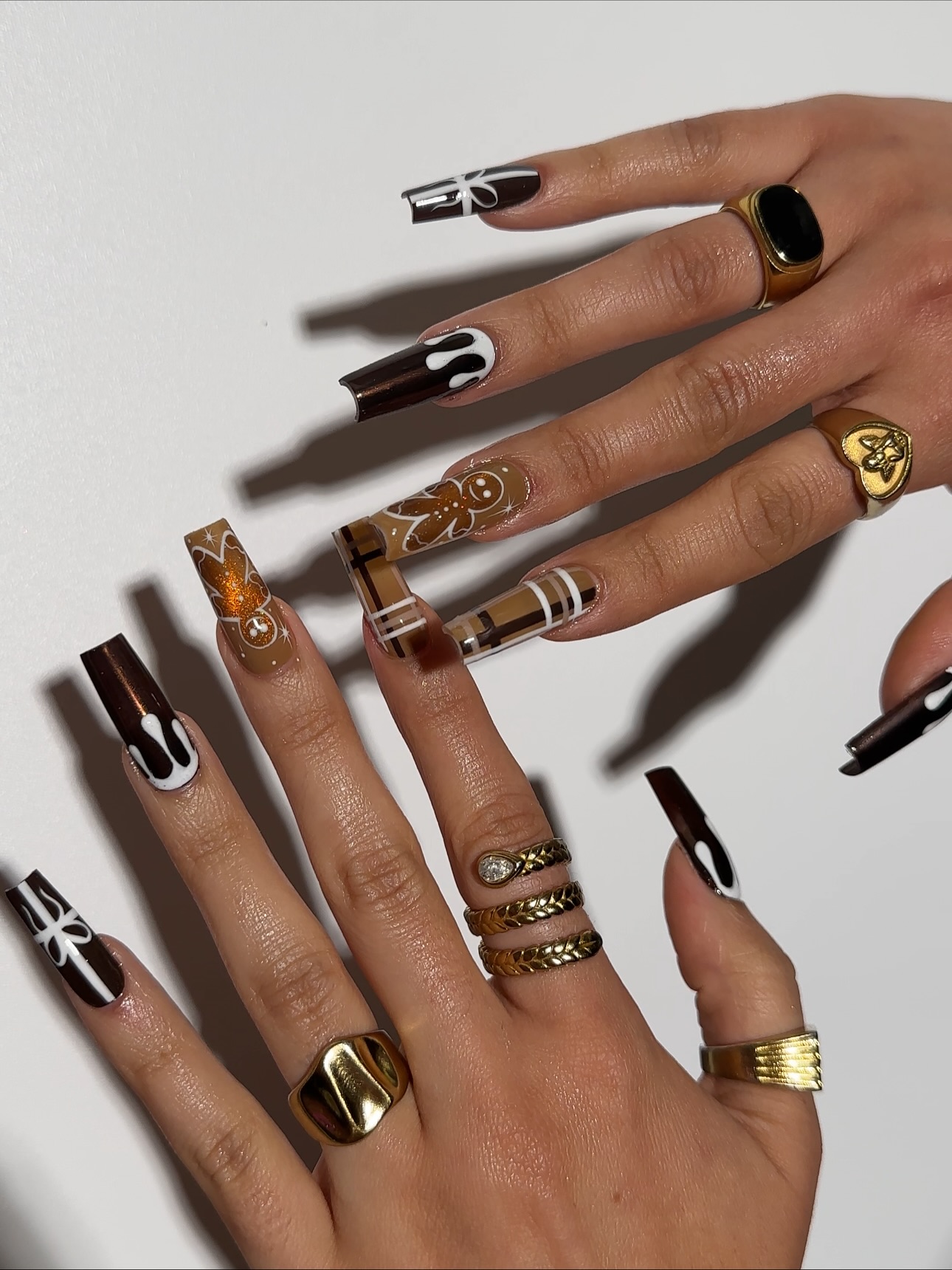Gelx Gingerbread Man Nail Set