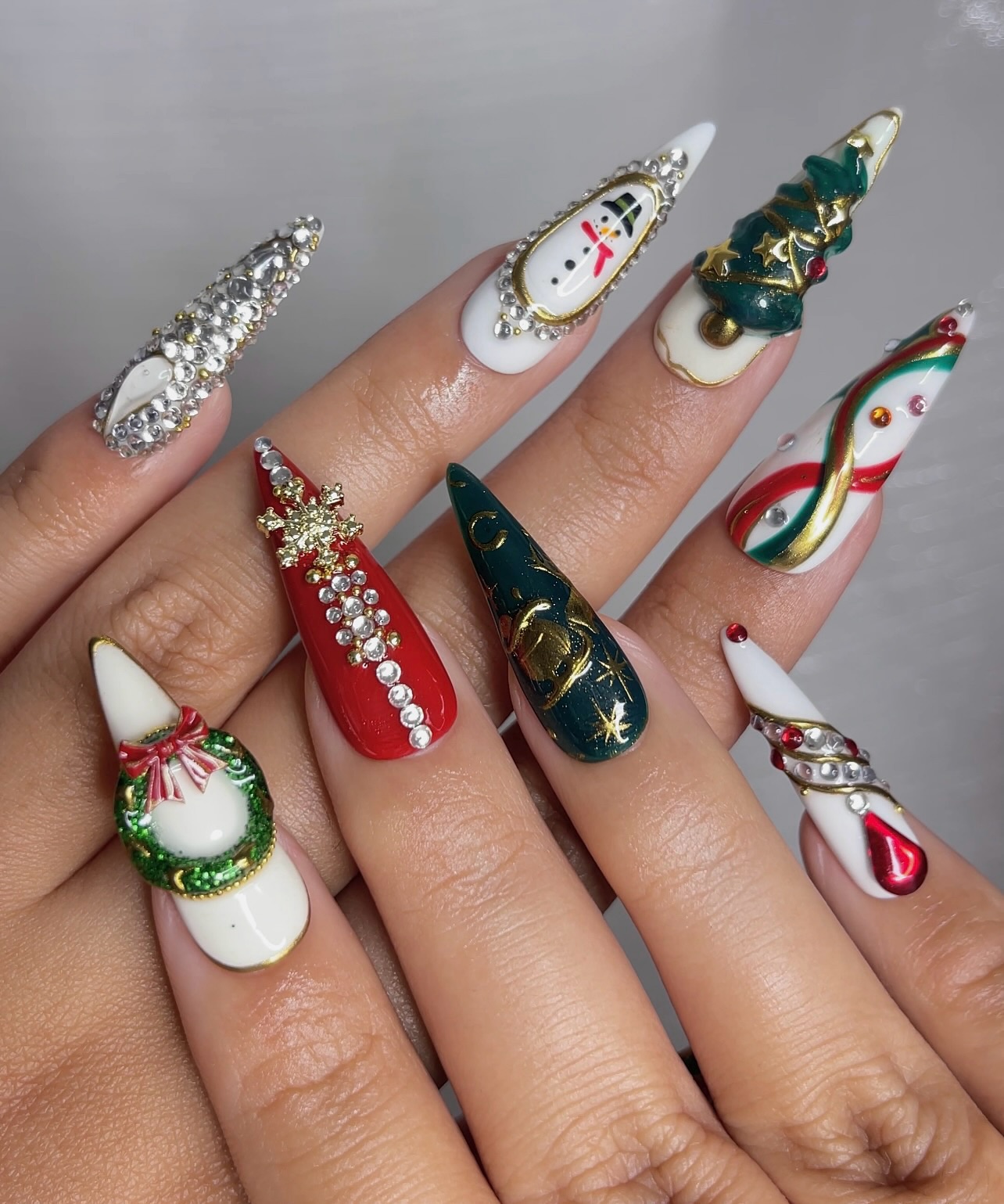 Glam 3D Christmas Tree and Wreath