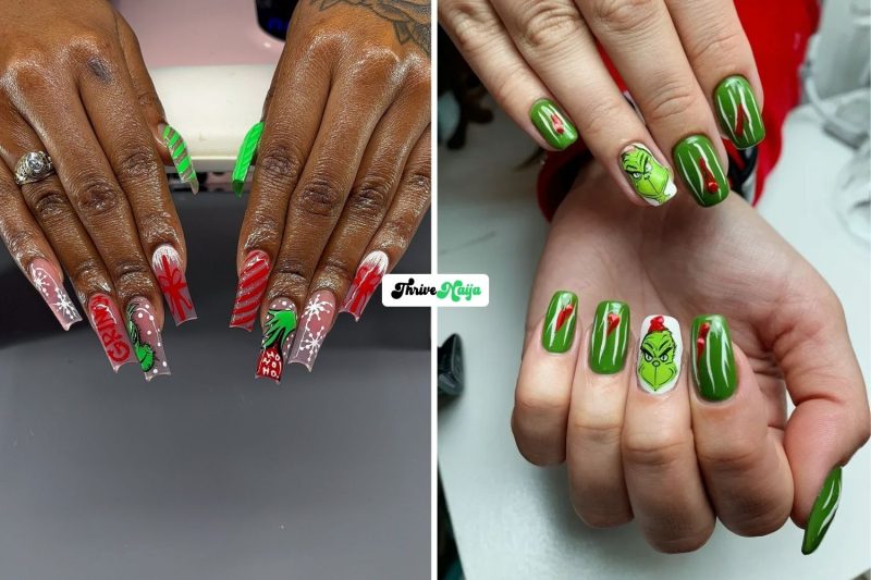 Grinch Nail Ideas