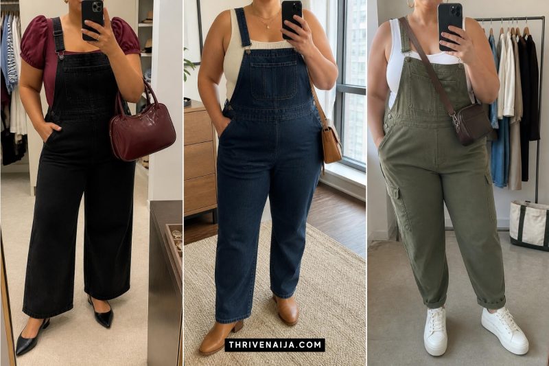 Playful Plus Size Overalls Outfits You’ll Live In