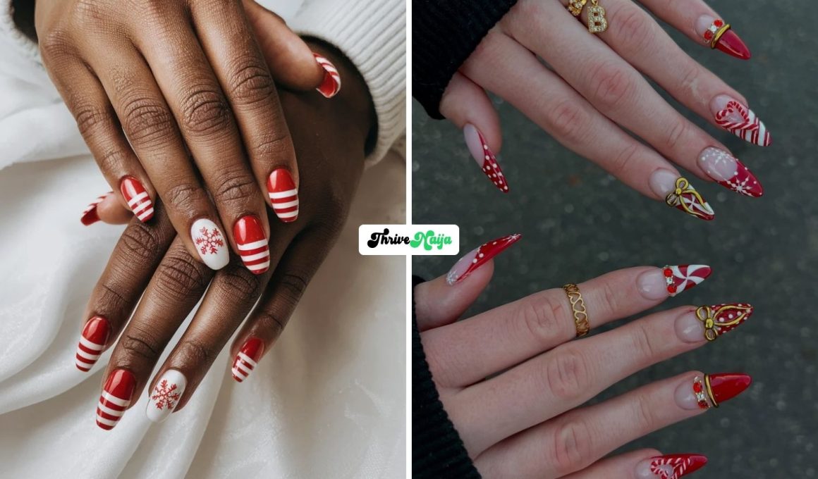 17 Red Christmas Nail Ideas That Feel Classic and Festive