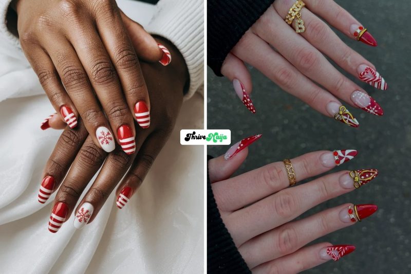 17 Red Christmas Nail Ideas That Feel Classic and Festive