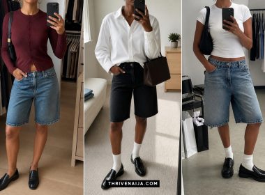 Trendy Jorts With Loafers Outfits for a Preppy-Cool Finish